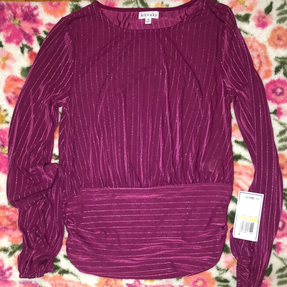 Kit + sky pink top